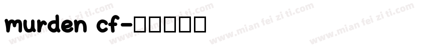 murden cf字体转换